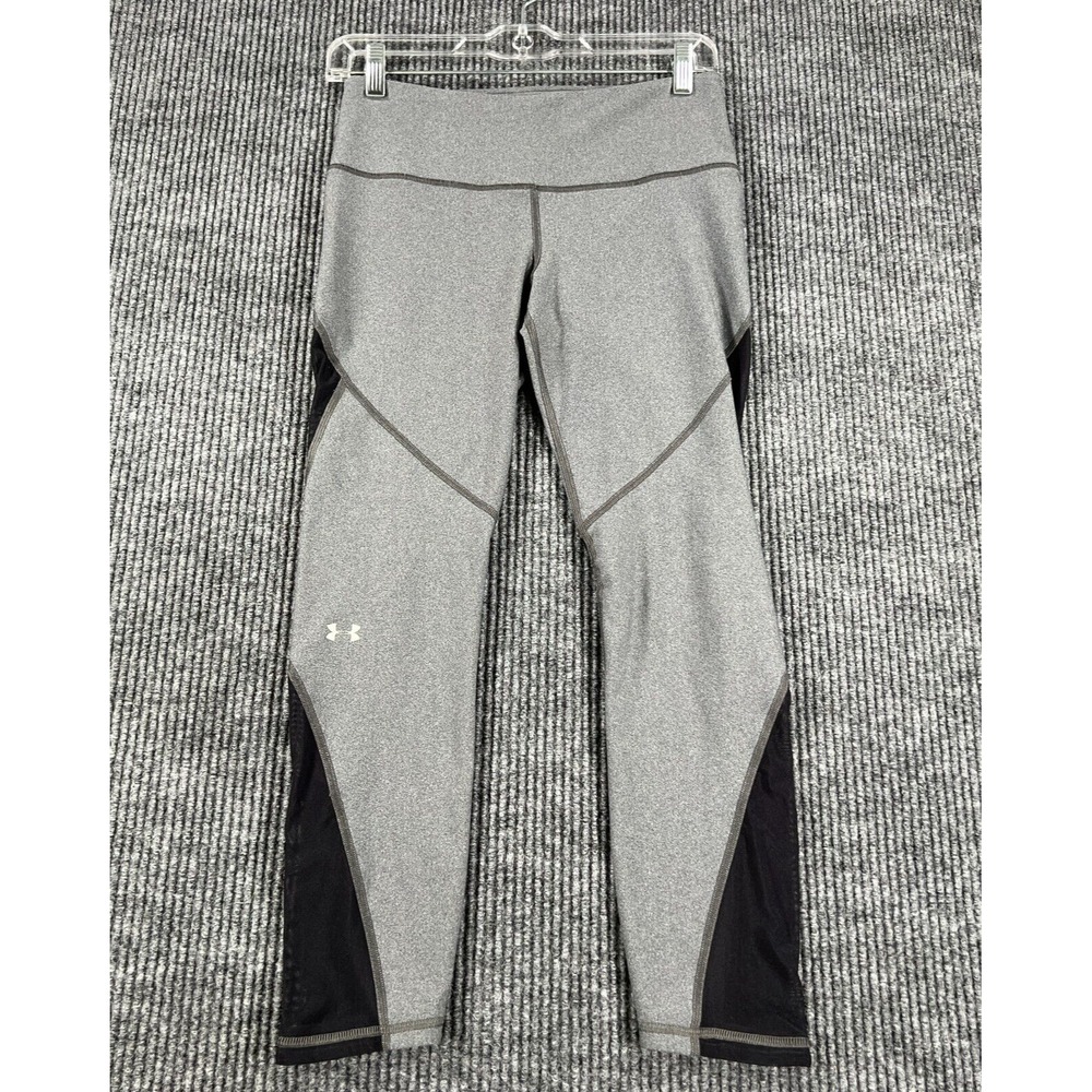 Under Armour‎ Leggings Womens Medium Gray Heat Gear Compression Workout Gym Run